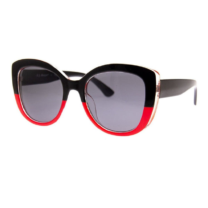 CLASSIC - SUNGLASSES (NO Magnification) - BLACK/RED