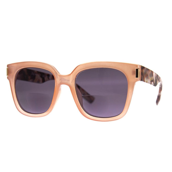 UPPER DECK - BIFOCAL SUNGLASS READER - PINK/MULTI