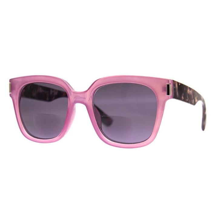 UPPER DECK - BIFOCAL SUNGLASS READER - PURPLE/MULTI