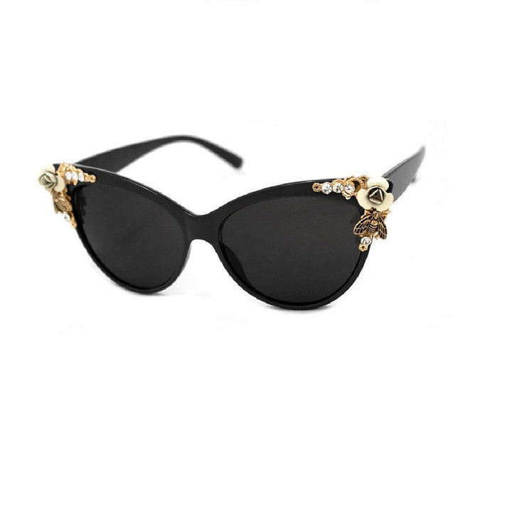 MIMI - SUNGLASSES (NO Magnification) - BLACK w/RHS