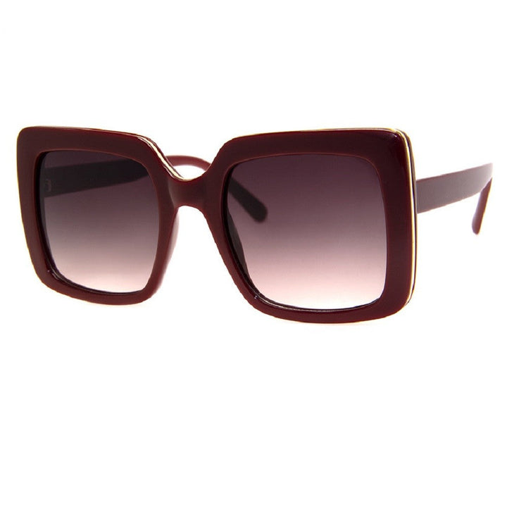 BIG SCREEN - SUNGLASSES (NO Magnification) - BURGUNDY