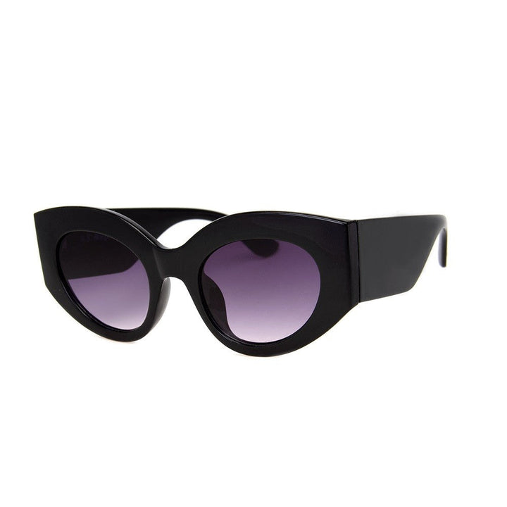 FLATTERY - SUNGLASSES (NO Magnification) - BLACK