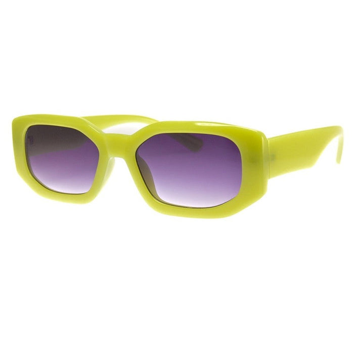 HAMILTON PARK - SUNGLASSES (NO Magnification) - LIME GREEN