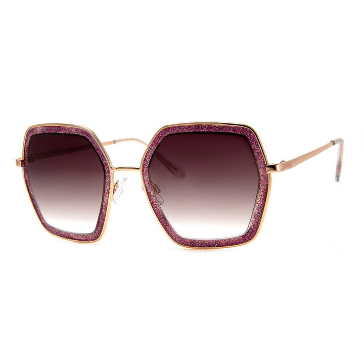 DAZZLE - SUNGLASSES (NO Magnification) - PINK GLITTER