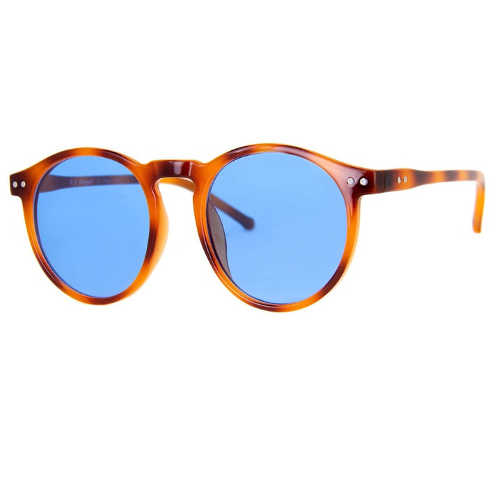 PAUSE - SUNGLASSES (NO Magnification) - RUST TORT/BLUE