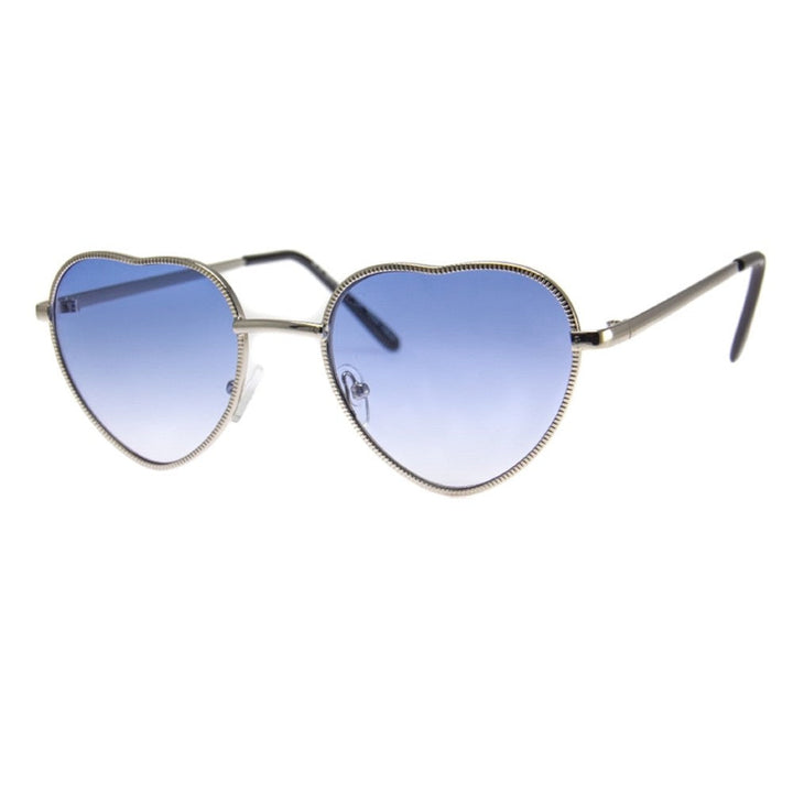 LOVE ME TENDER - SUNGLASSES (NO Magnification) - SILVER/BLUE