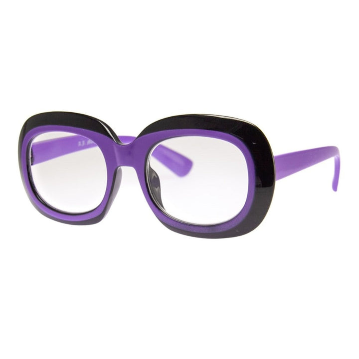 HAPPY FACE READERS -  BLACK/PURPLE