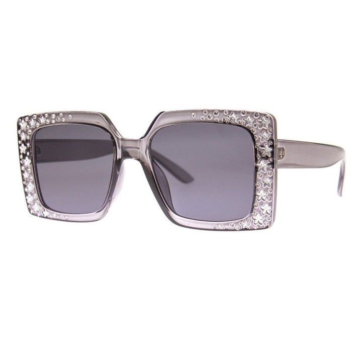 FRENCH ARISTOCRAT - SUNGLASSES (NO Magnification) - GREY w/RHS